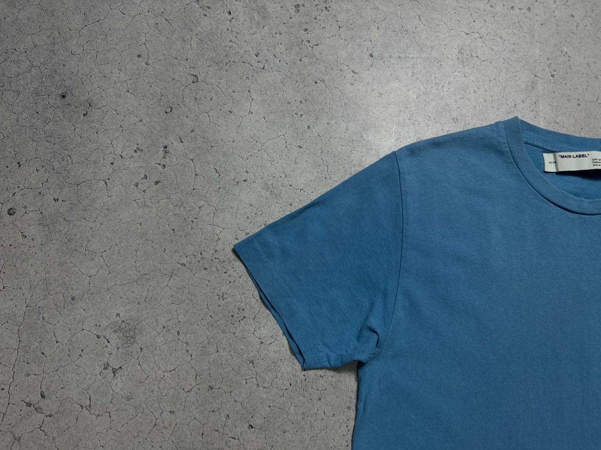 Off-White Off-White Luxury Blue T-Shirt Size M Big Logo Size US M / EU 48-50 / 2 - 5 Thumbnail