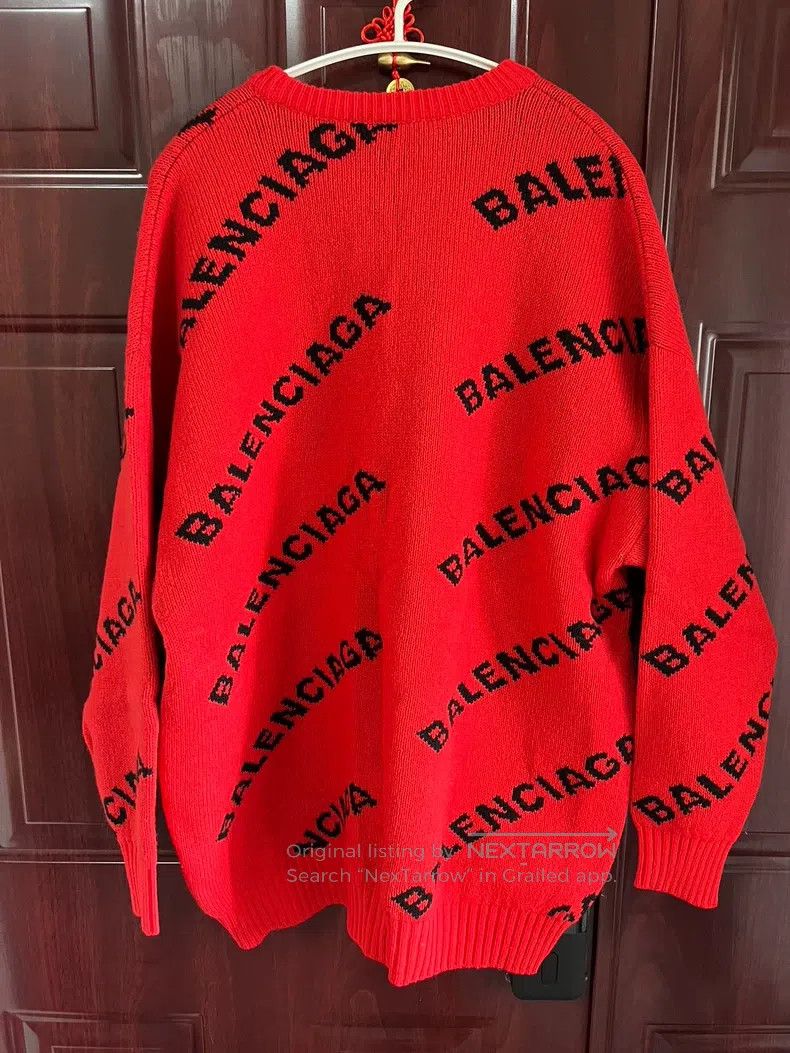 Balenciaga Balenciaga Red bulletproof sweater, size XS Size US XS / EU 42 / 0 - 2 Thumbnail