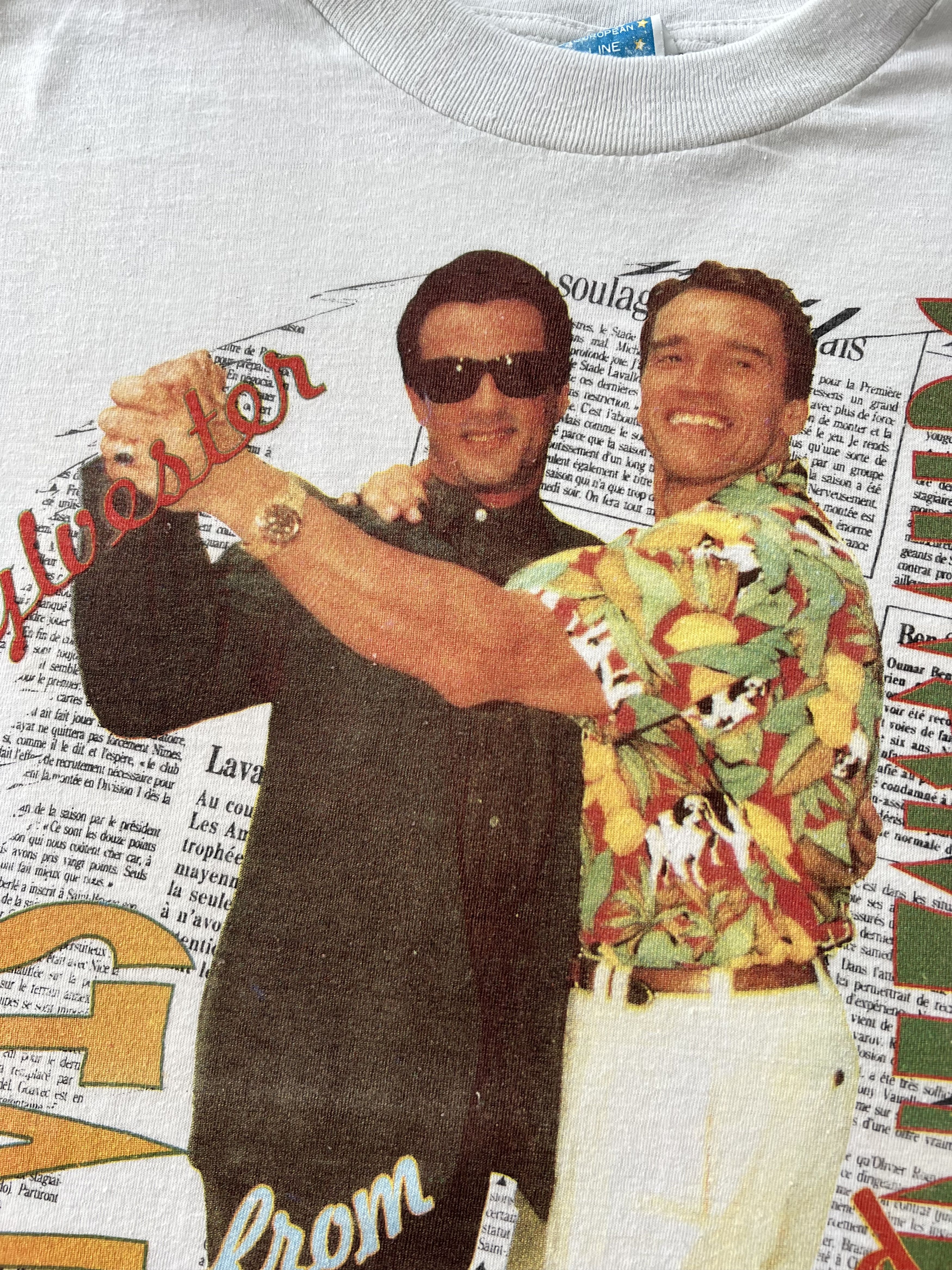 Vintage 90s Sylvester Stallone Arnold Schwarzenegger Movie