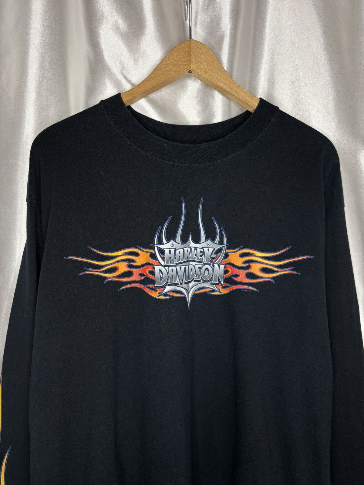 Harley Davidson × Vintage vintage harley davidson flame longsleeve flames logo moto Size US L / EU 52-54 / 3 - 3 Thumbnail