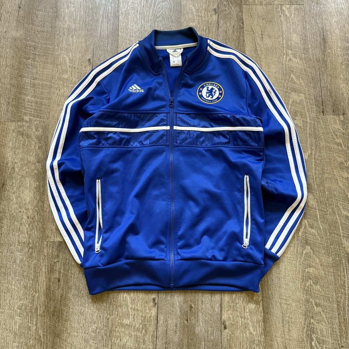 Adidas Vintage Adidas Chelsea Football Zip-up Size US S / EU 44-46 / 1 - 1 Thumbnail