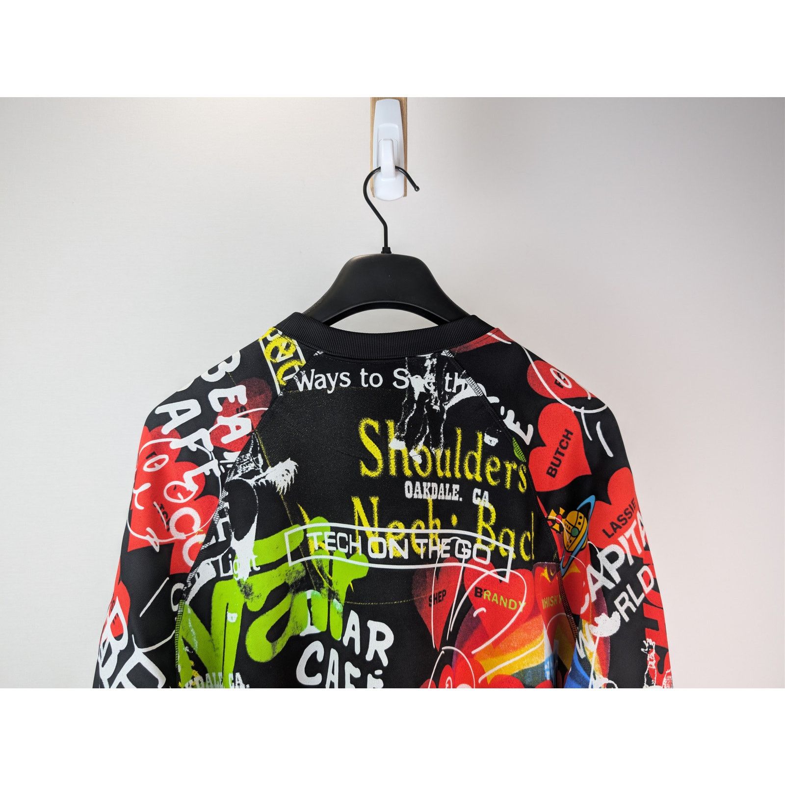 Vivienne Westwood o1rshd1 Organic Cotton Crewneck Graffiti Print Sweater Size US M / EU 48-50 / 2 - 11 Thumbnail