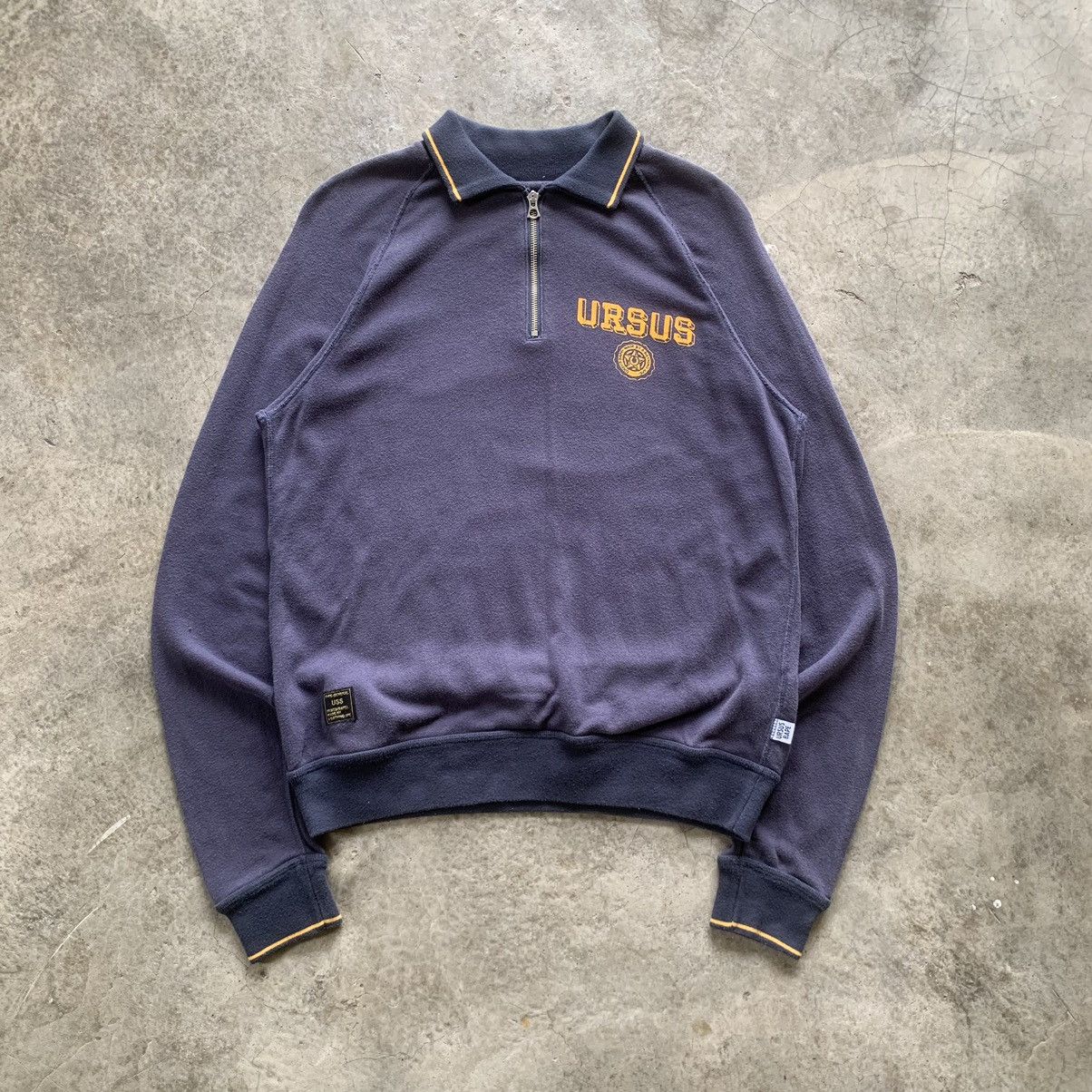 URSUS BAPE by A BATHING APE half zipper sweatshirt