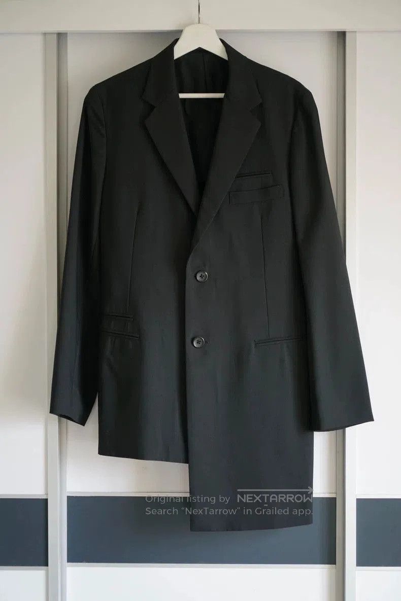 Yohji Yamamoto Yohji Yamamoto Asymmetric Wool Blazer. Size US S / EU 44-46 / 1 - 1 Thumbnail