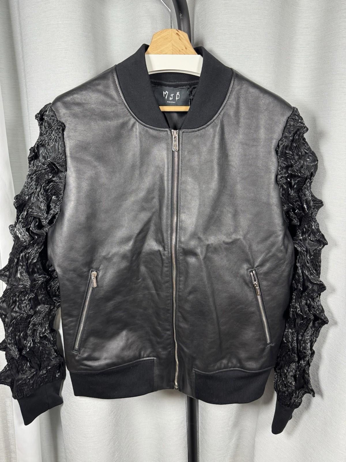 Other MJB Marc Jacques Burton Spiked Nappa Leather Bomber Jacket Size US L / EU 52-54 / 3 - 1 Thumbnail