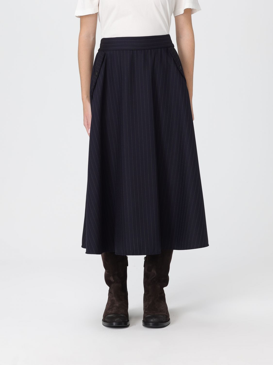 Golden Goose Golden Goose Skirt Woman Blue Size 26" / US 2 / IT 38 - 1 Thumbnail