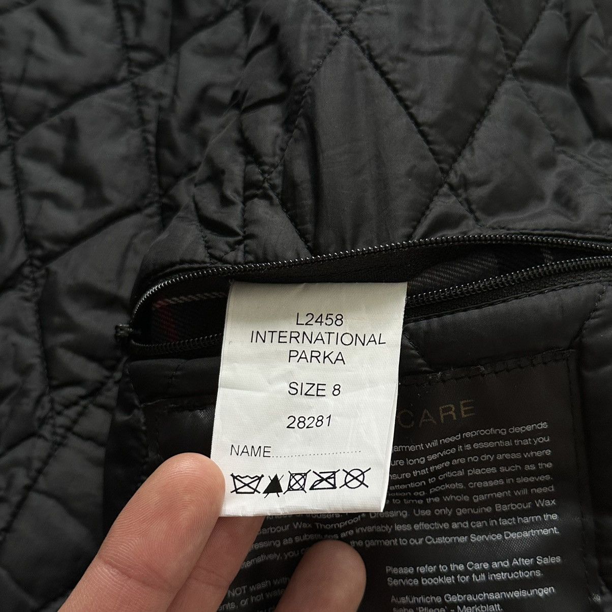 Barbour Barbour International Waxed Cotton Parka Jacket Belstaff Size S / US 4 / IT 40 - 11 Thumbnail
