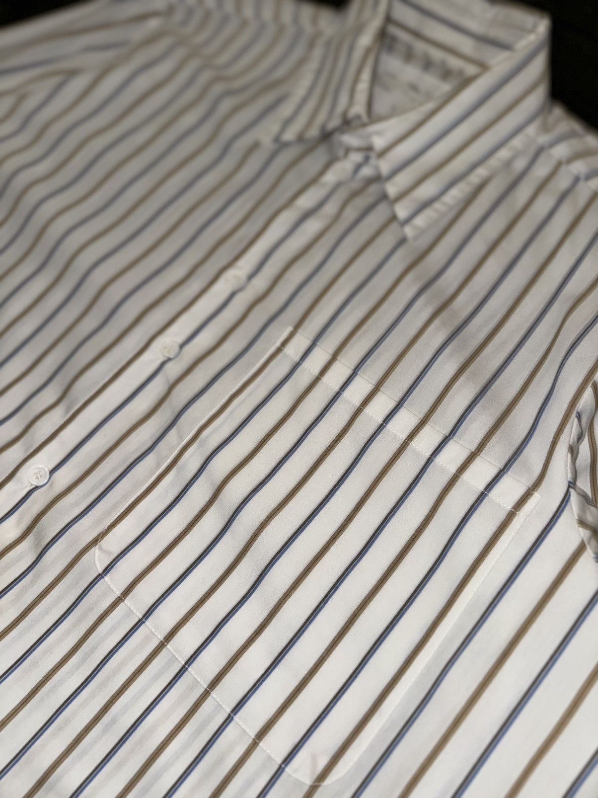 Camiel Fortgens [M] Camiel Fortgens Rough Cutting Stripe Cotton Shirt Size US M / EU 48-50 / 2 - 3 Thumbnail
