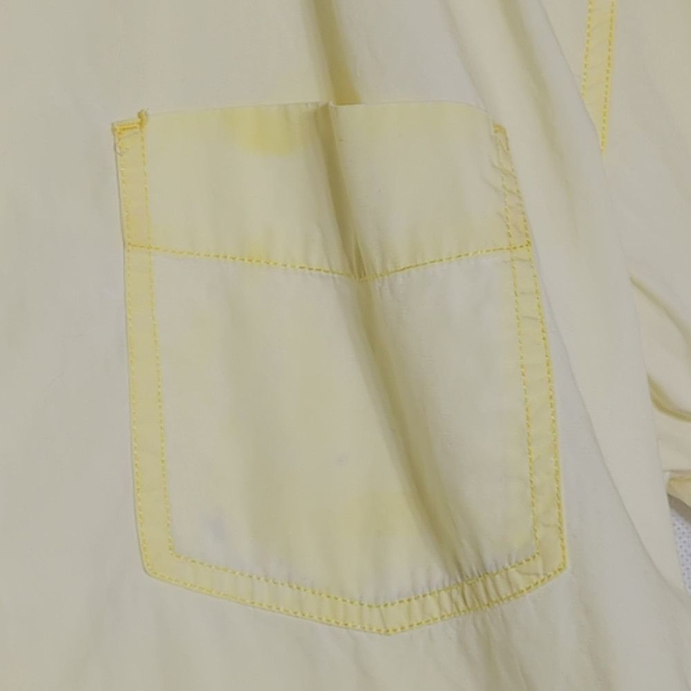 Vintage O C S Clothiers Sz M Yellow Distressed Cotton Men's Shirt Size US M / EU 48-50 / 2 - 2 Thumbnail