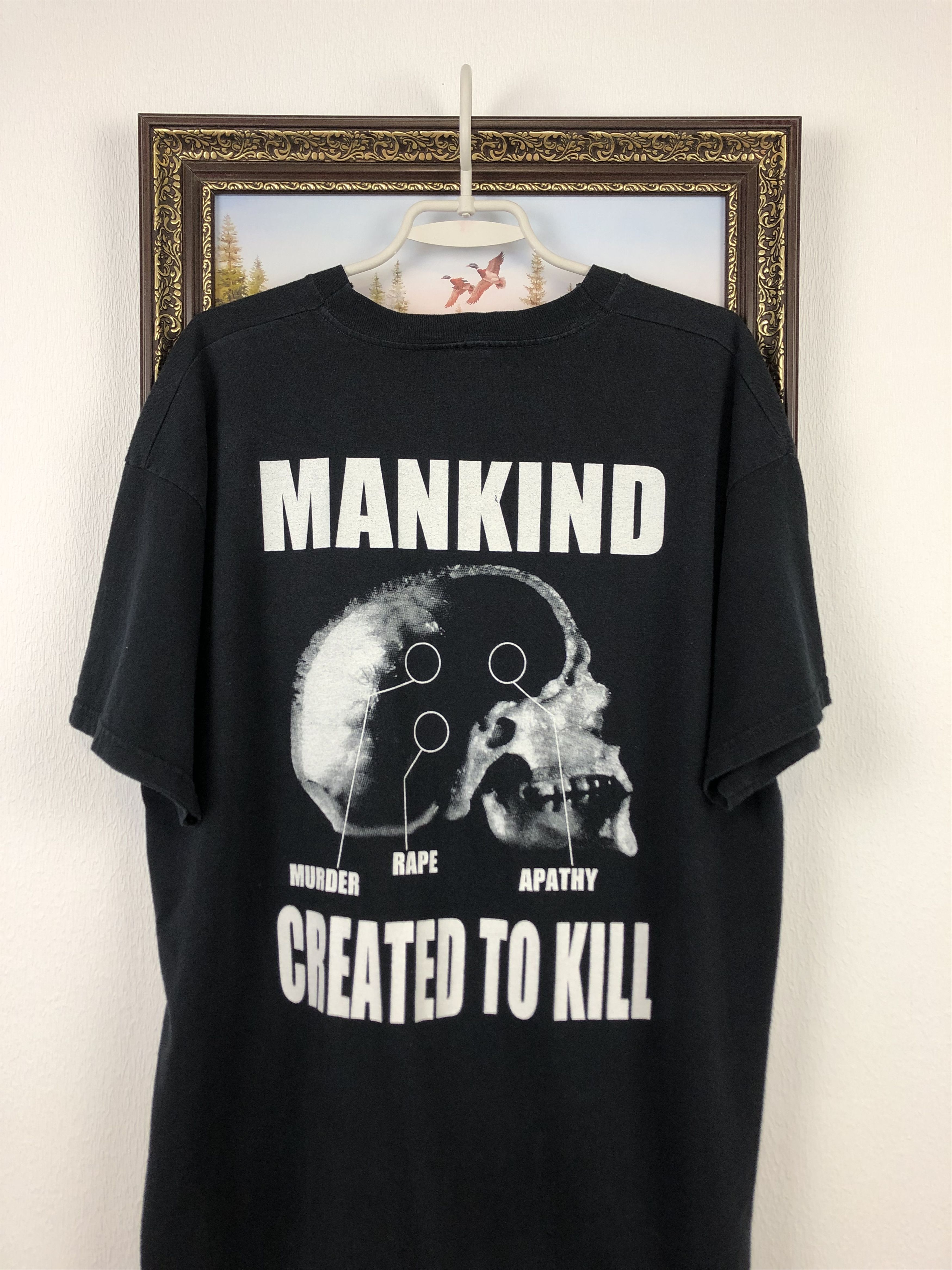 Band Tees Vintage Aborted Mankind Created To Kill Metal Shirt Tee Band Size US XL / EU 56 / 4 - 10 Thumbnail