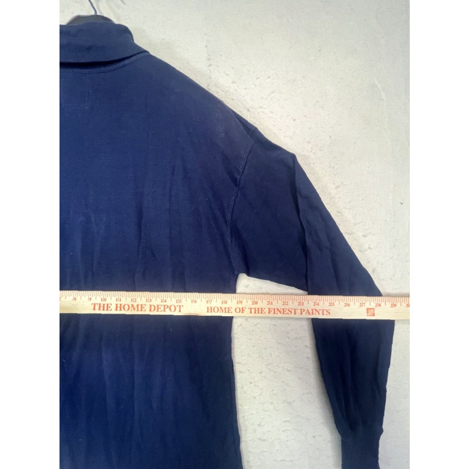 Chaps VINTAGE Chaps Ralph Lauren Turtleneck Shirt Longsleeve Crest Logo M Blue 1990s Mens Shirt Size US M / EU 48-50 / 2 - 3 Thumbnail