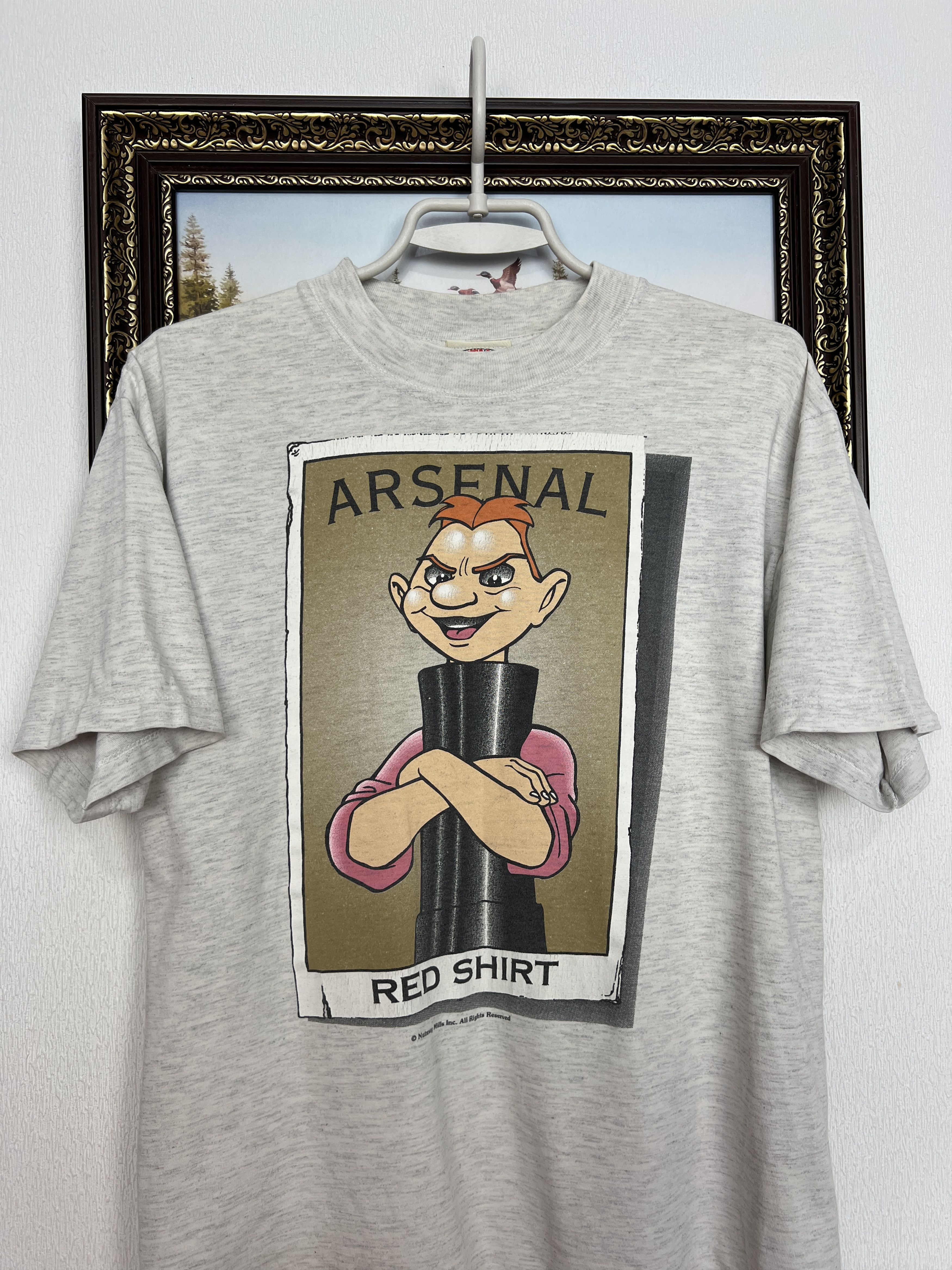 Nutmeg Vintage Arsenal Football Shirt Red Shirt Highbury Jersey Size US M / EU 48-50 / 2 - 2 Thumbnail