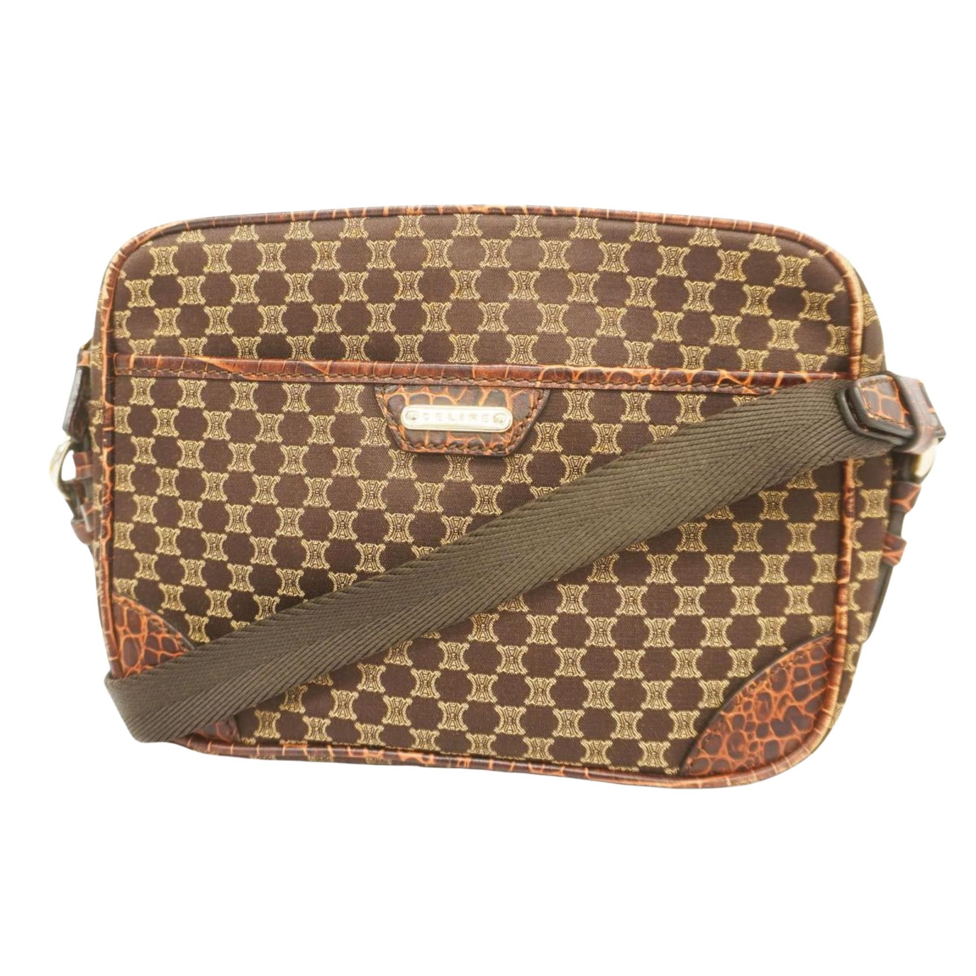 image of Celine Céline Macadam Shopper in Brown, Women's