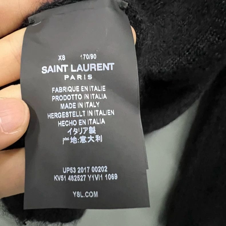 Saint Laurent Paris Saint Laurent Paris Back flamingo print Jersey sweater 2505 Size US XS / EU 42 / 0 - 3 Thumbnail