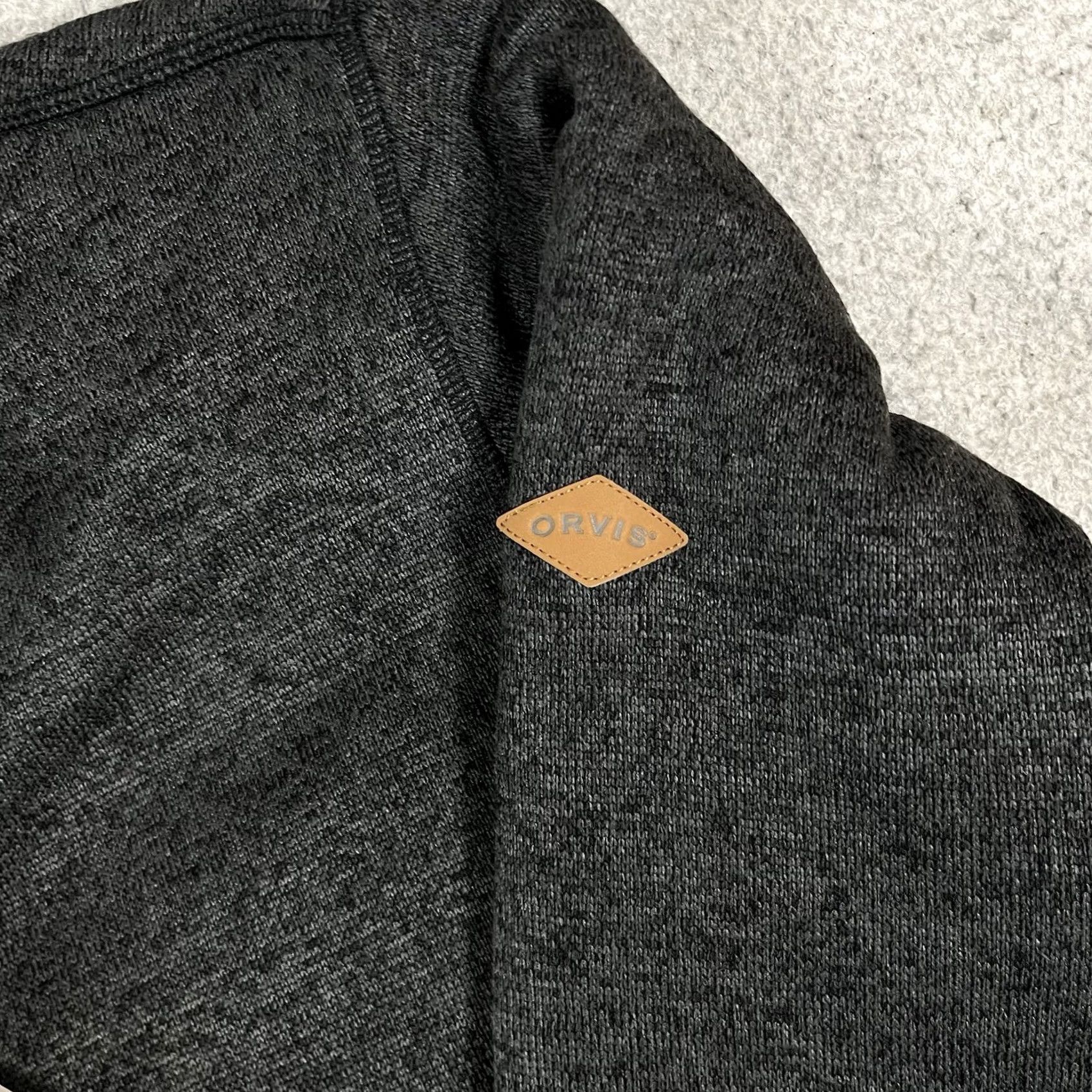 Orvis Orvis 1/4 Zip Pullover Mens 2XL Sherpa Lined Sweater Fleece New Hunting Fishing Shirt Category: Sweater Size US XXL / EU 58 / 5 - 6 Thumbnail
