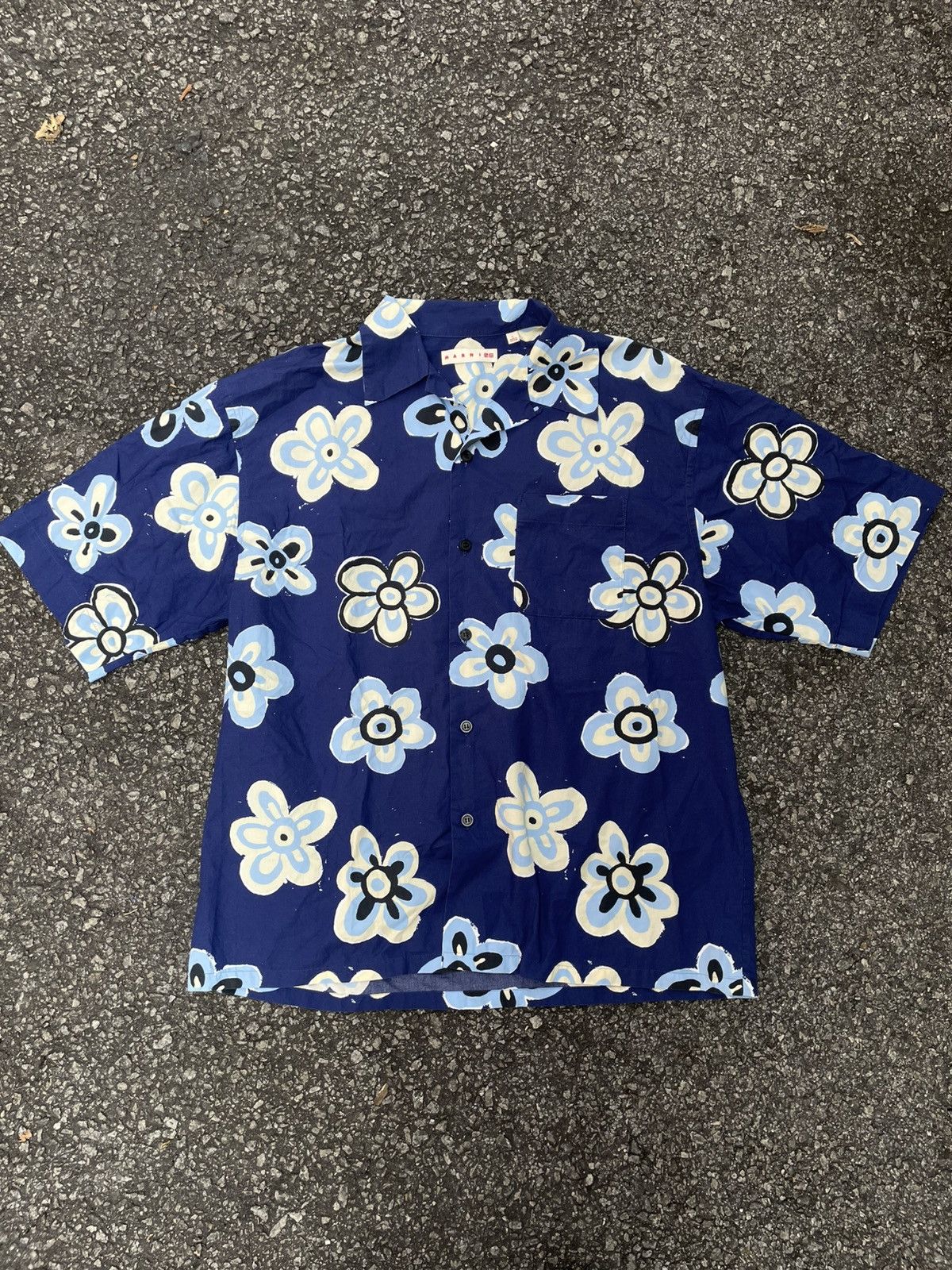 Marni Marni Uniqlo | Floral Shirt Size US L / EU 52-54 / 3 - 2 Thumbnail