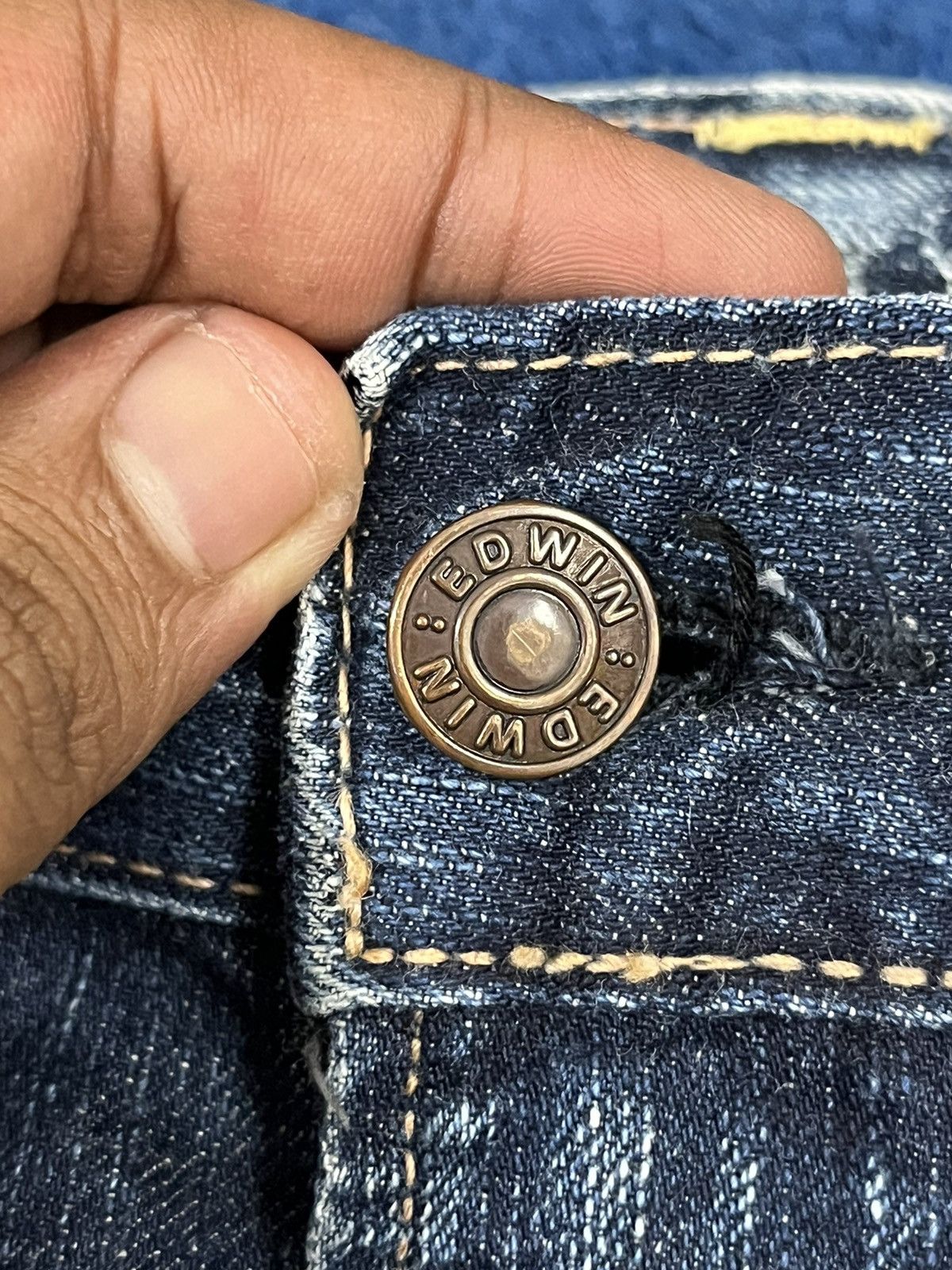 Edwin Vintage Edwin 502RV Grunge Baggy Denim Size US 38 / EU 54 - 8 Thumbnail