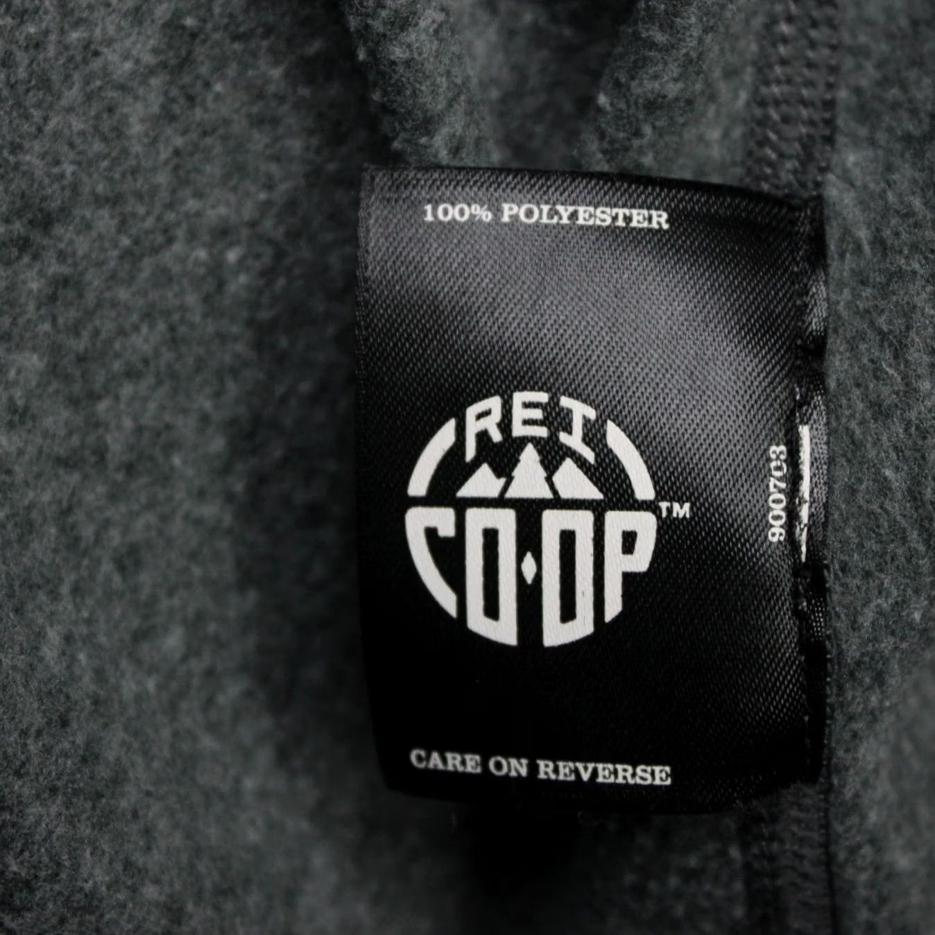 Vintage REI Co-op Sweatshirt Womens XL Gray 1/4 Zip Fleece Pullover Outdoor L/S Sweater Size XL / US 12-14 / IT 48-50 - 7 Thumbnail