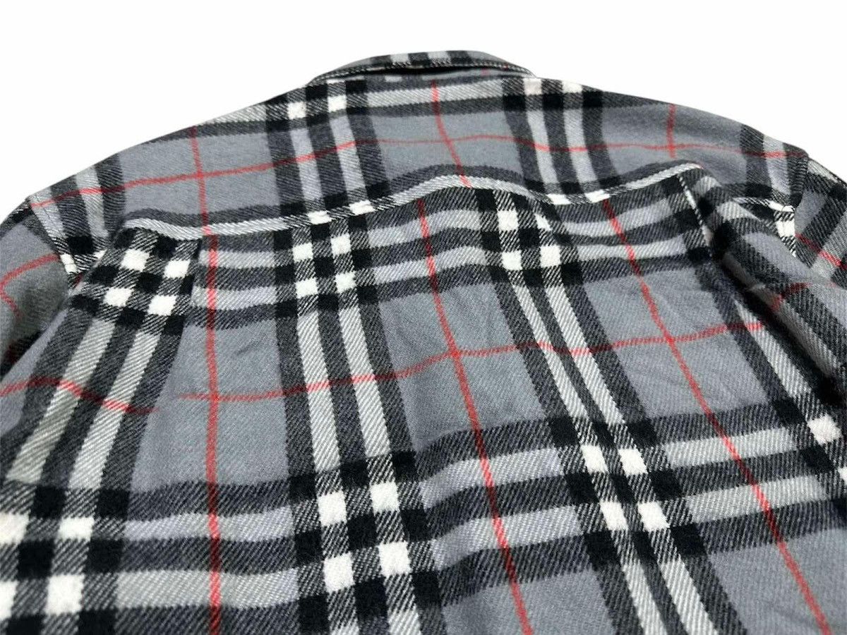 Japanese Brand 🔥Vintage Japanese Nova Check Wool Shirt Ls Size US XL / EU 56 / 4 - 10 Thumbnail