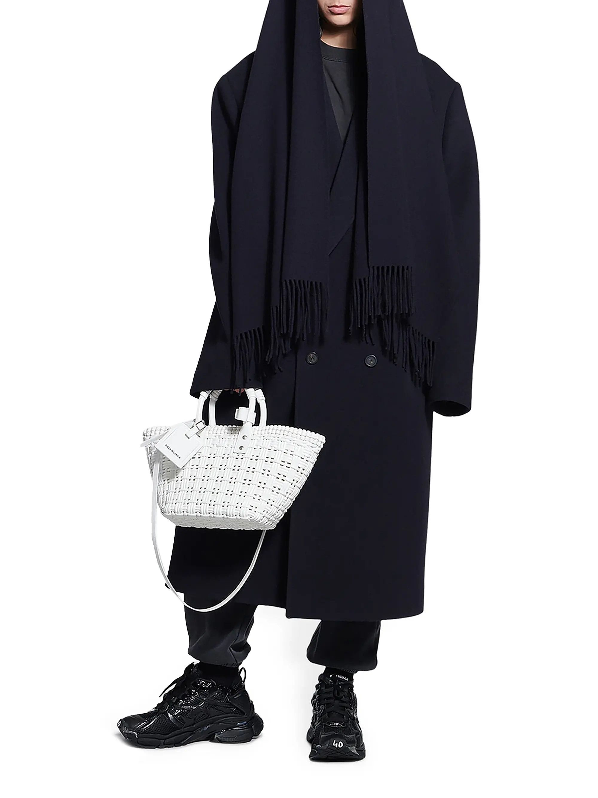 Balenciaga o1s1rm0825 Size: OS / Bistro XS Basket With Strap in White Size ONE SIZE - 6 Thumbnail