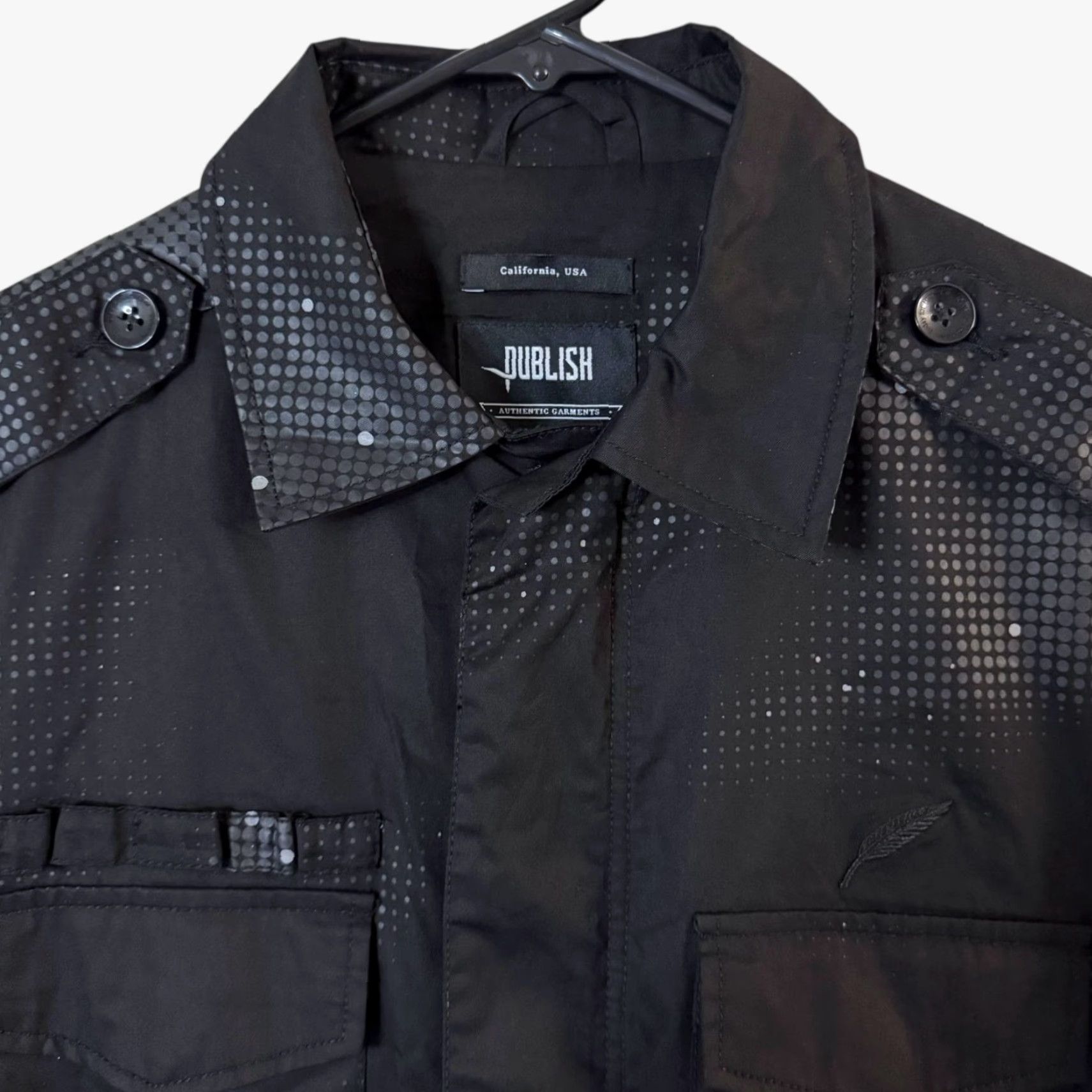 J Brand Publish Brand M65 Military Cargo Field Jacket Black Men's Size Large 100% Cotton Size US L / EU 52-54 / 3 - 5 Thumbnail