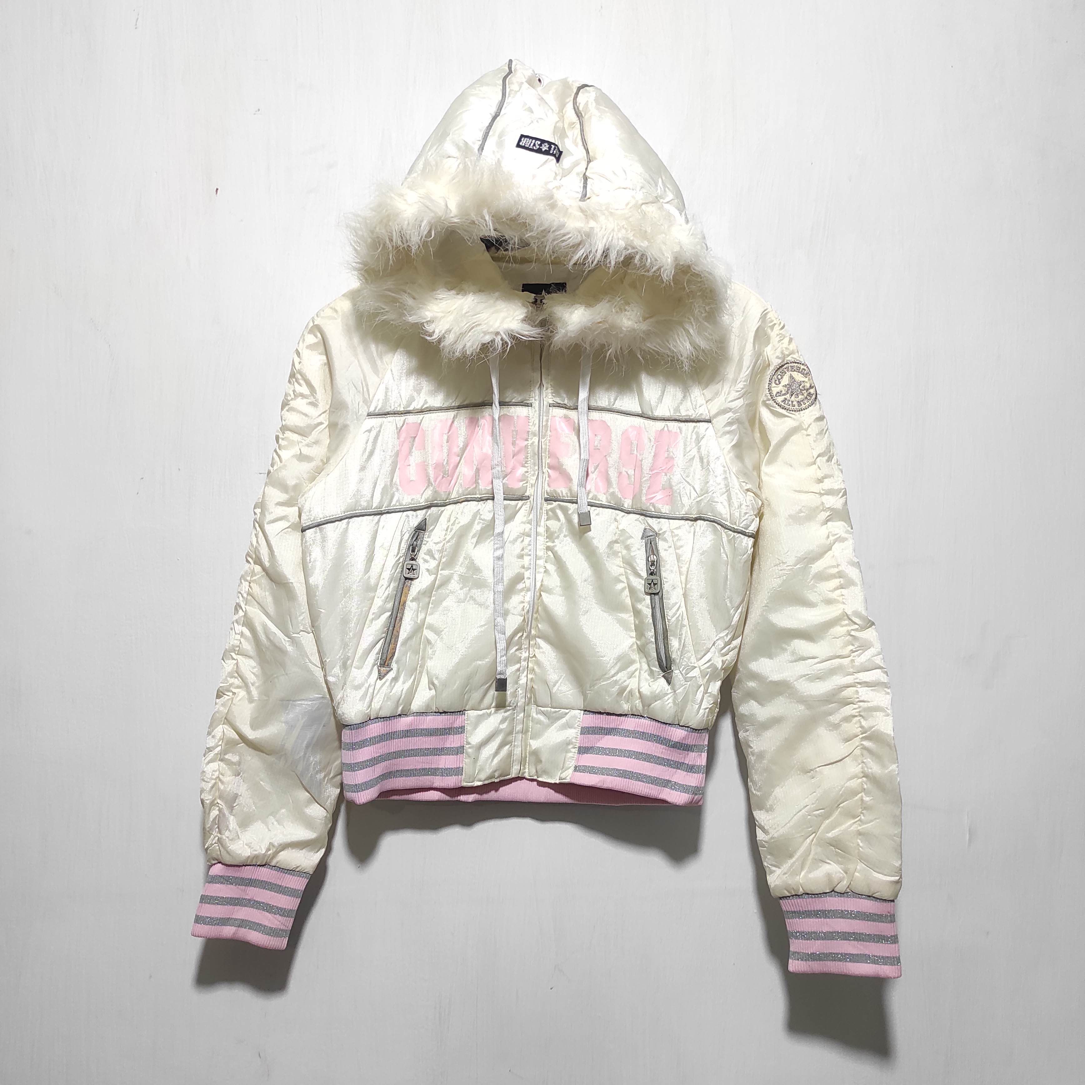 Converse Converse Fur Hoodie Jacket i6w9 style Size S / US 4 / IT 40 - 2 Thumbnail