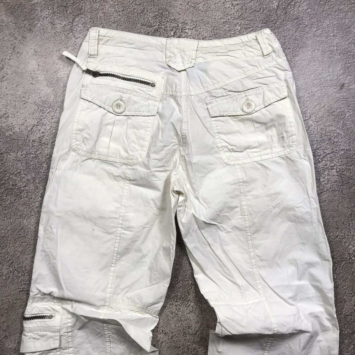 Vintage Vintage 90s Baggy Cargo Pants Parachute Japan Streetwear 26 Size 26" / US 2 / IT 38 - 5 Thumbnail