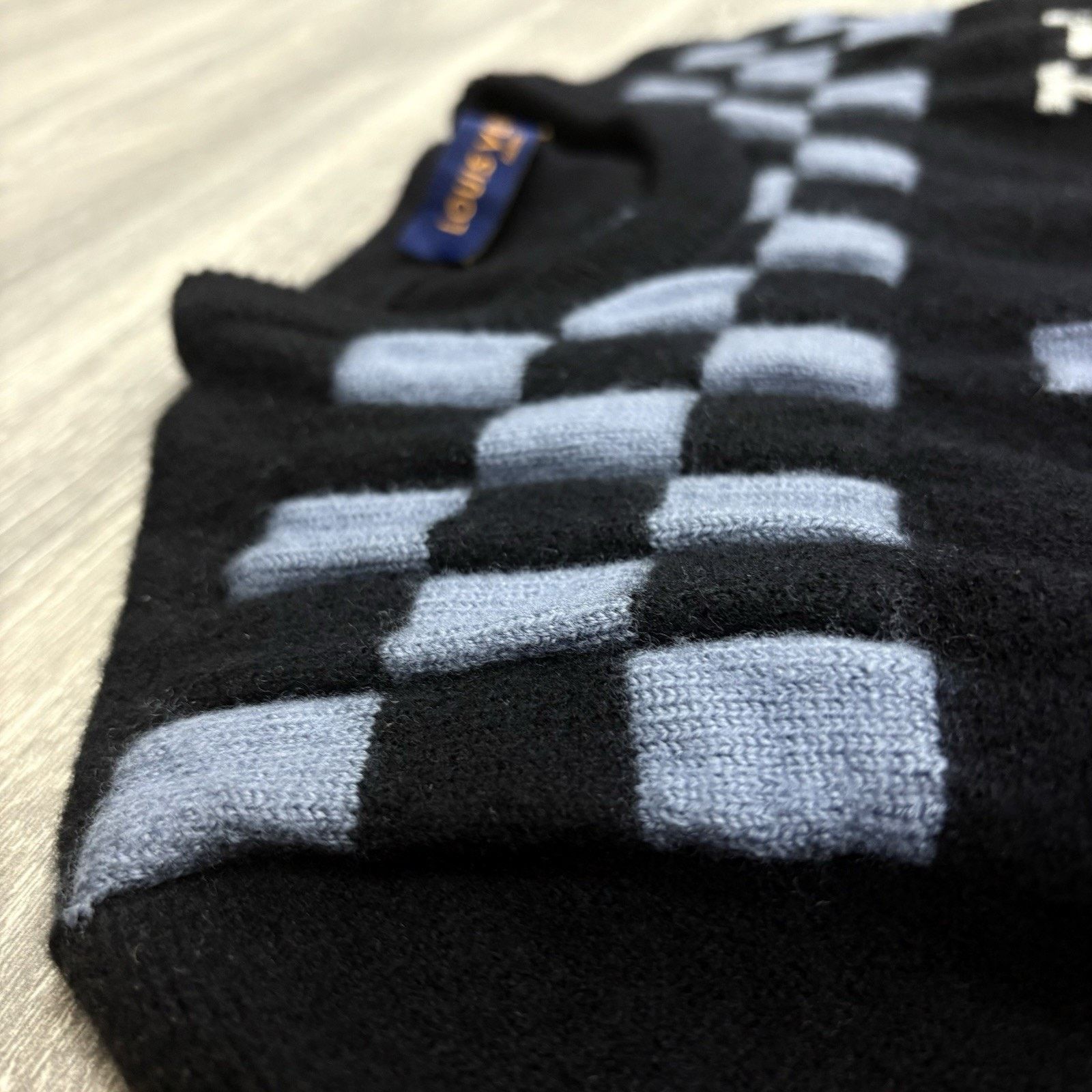 Louis Vuitton Louis Vuitton Fair Isle Macro Knit Sweater ' Black Blue ' Size US L / EU 52-54 / 3 - 7 Thumbnail