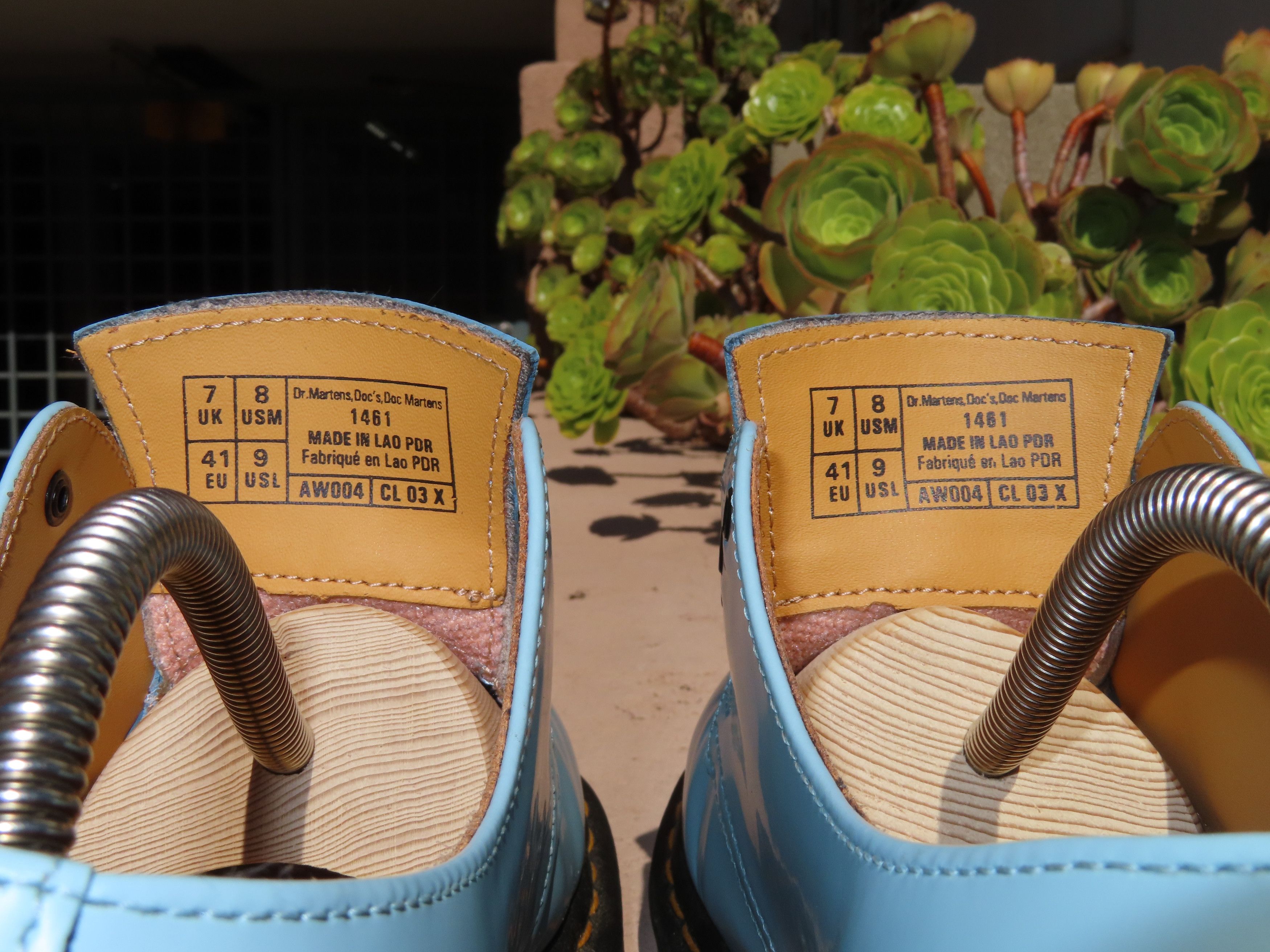 Martens 1461 Smooth Leather Oxford Shoes 'Blue Smooth'