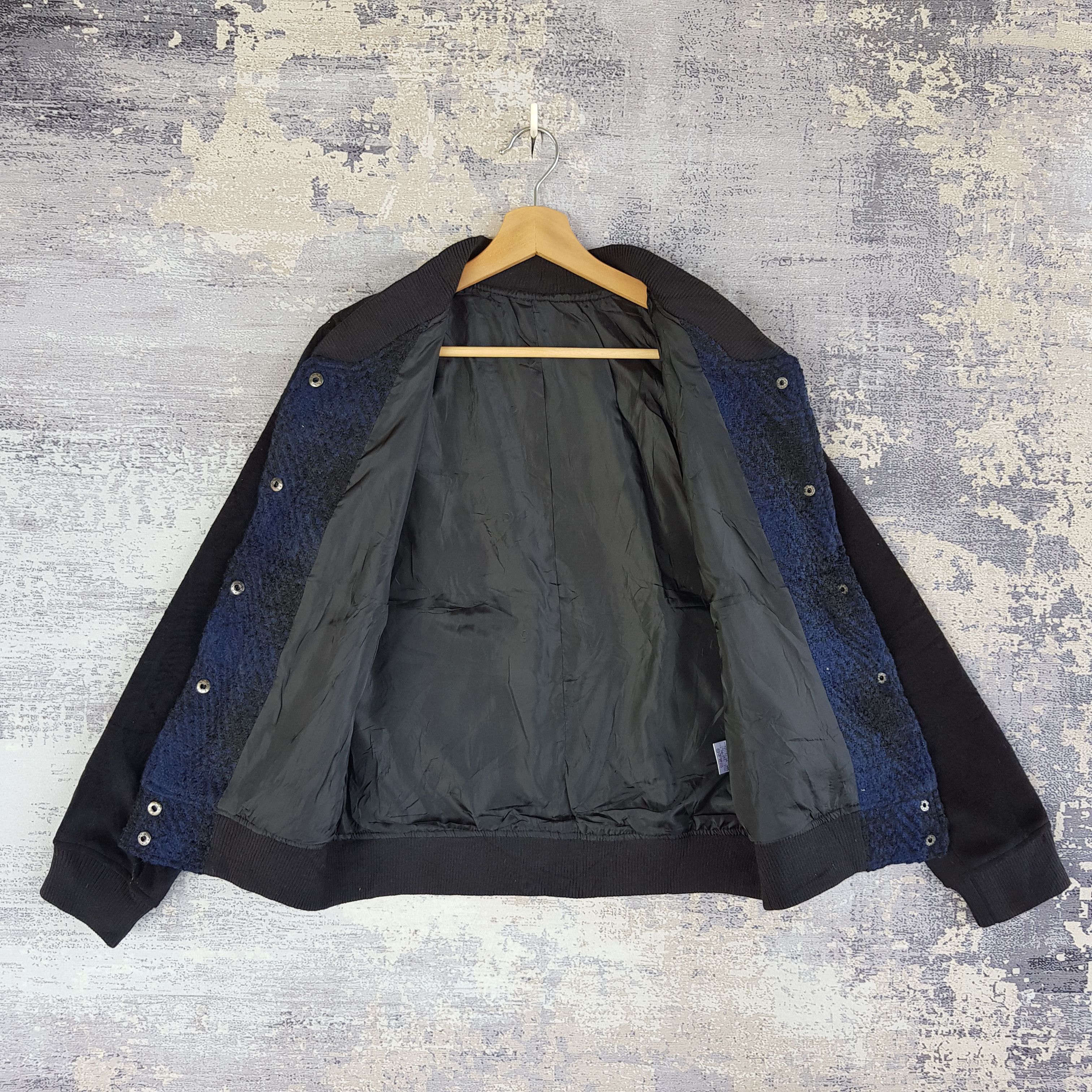 Vintage Vintage Japanese Tartan Plaid Japanese Wool Varsity Jackets Size S / US 4 / IT 40 - 4 Thumbnail
