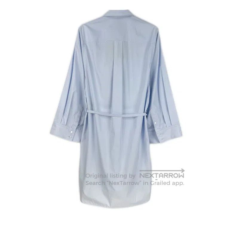 Louis Vuitton Louis Vuitton Light blue full logo scarf collar belt long Size XS / US 0-2 / IT 36-38 - 2 Thumbnail