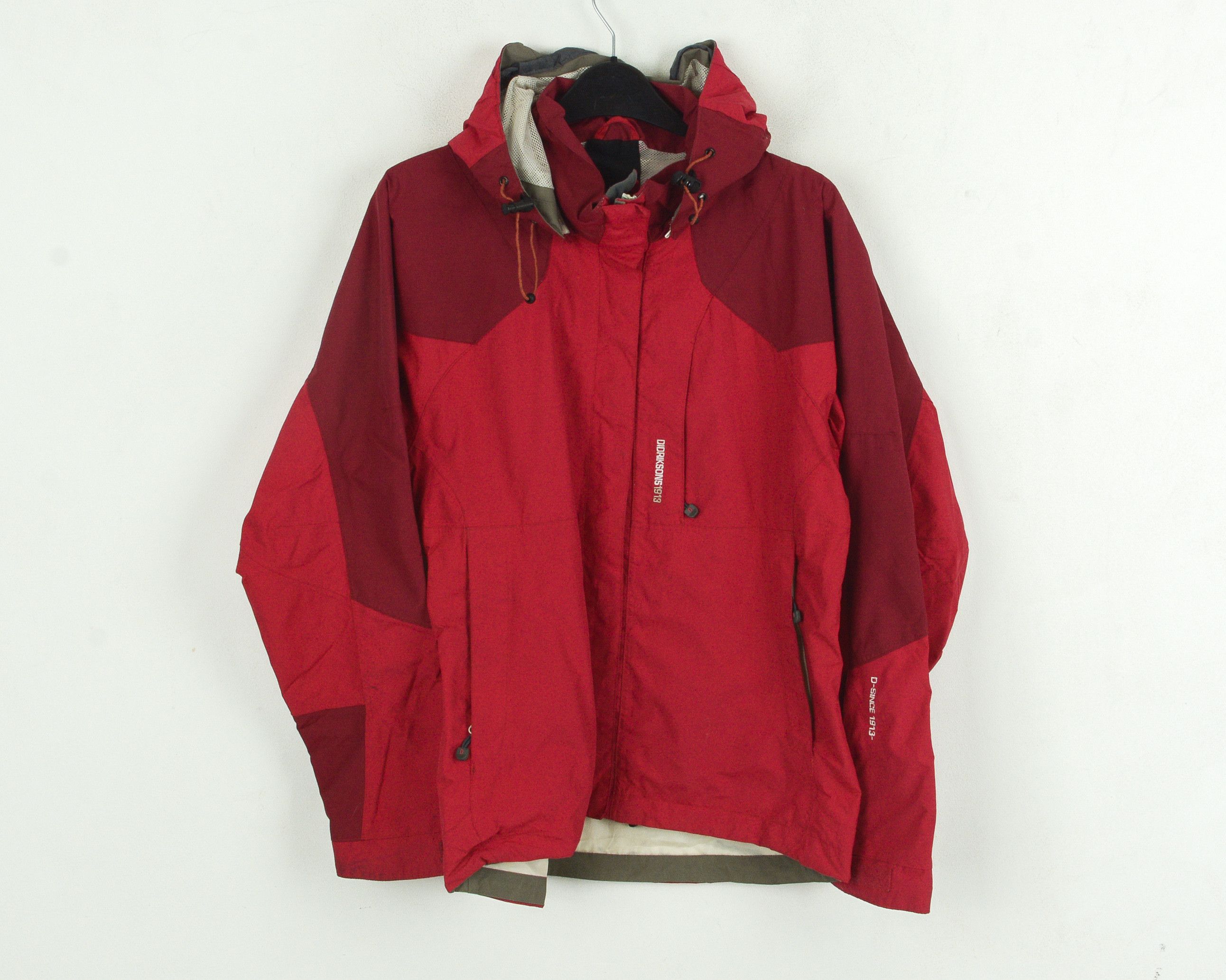 Designer Didriksons Jacket M Women Hooded Raincoat US 8 Windbreaker Size M / US 6-8 / IT 42-44 - 1 Thumbnail