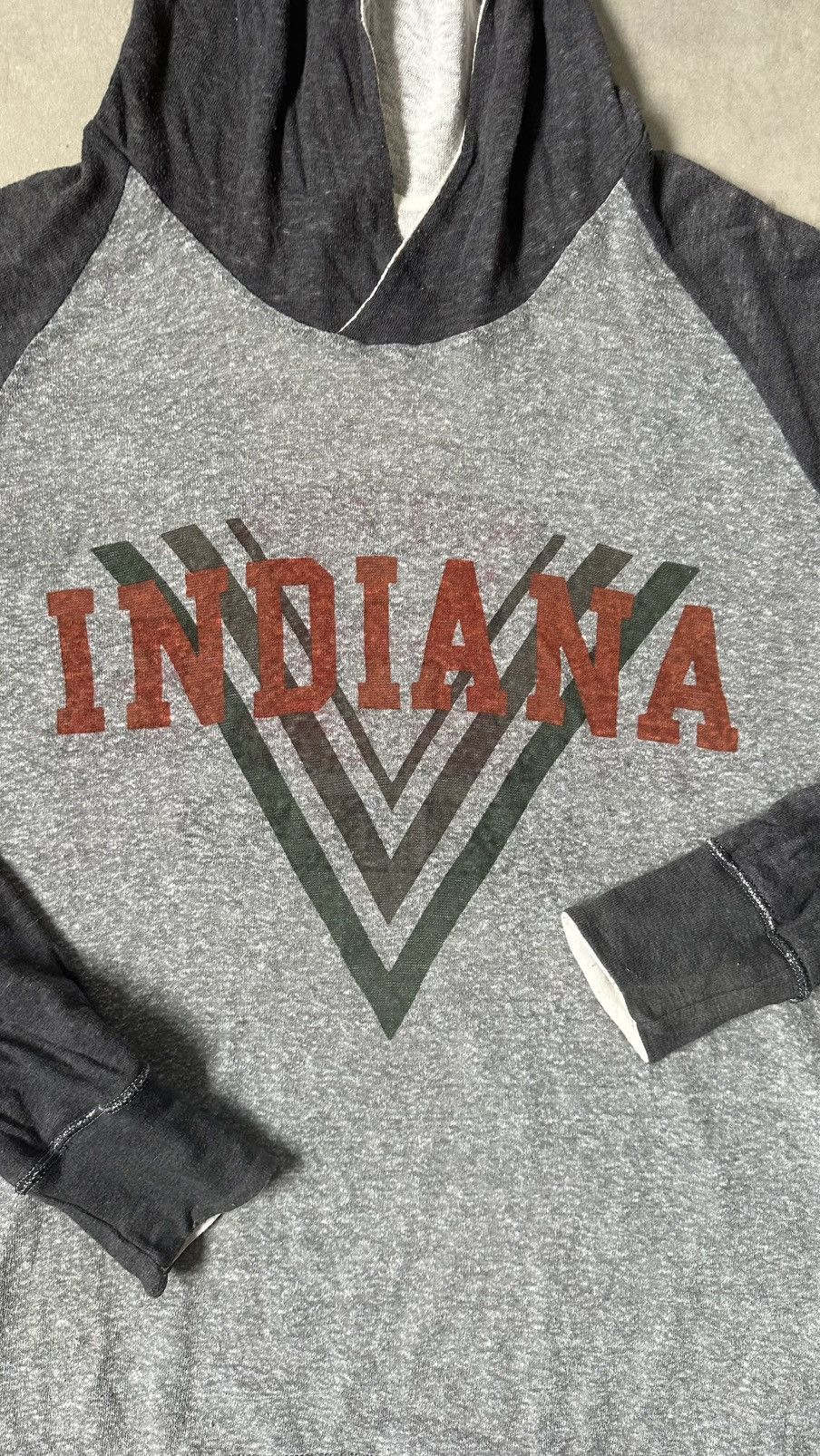 Vintage VINTAGE INDIANA 80S REVERSIBLE HOODIE Size US L / EU 52-54 / 3 - 2 Thumbnail