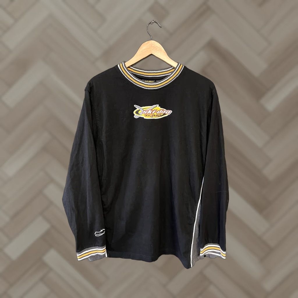 Vintage VTG Ski-doo Mens Black Long Sleeve Shirt Size L Ski Snow Team Racing Long Sleeve Shirt Mens L Black VTG Ski-doo Size US L / EU 52-54 / 3 - 1 Thumbnail