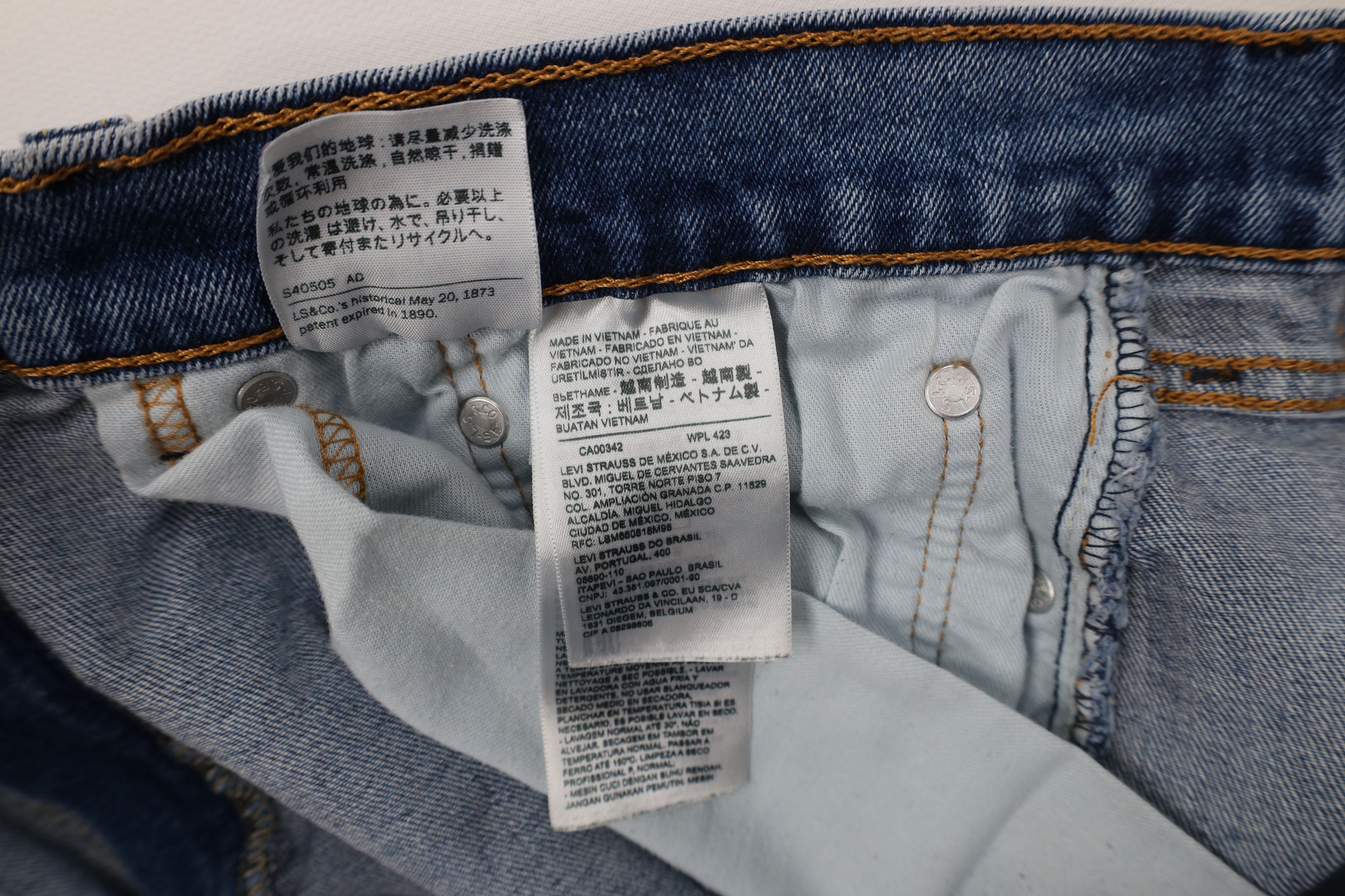 Levi's Vintage Y2K Levis 505xx Button Fly Straight Leg Jeans Size US 38 / EU 54 - 9 Thumbnail