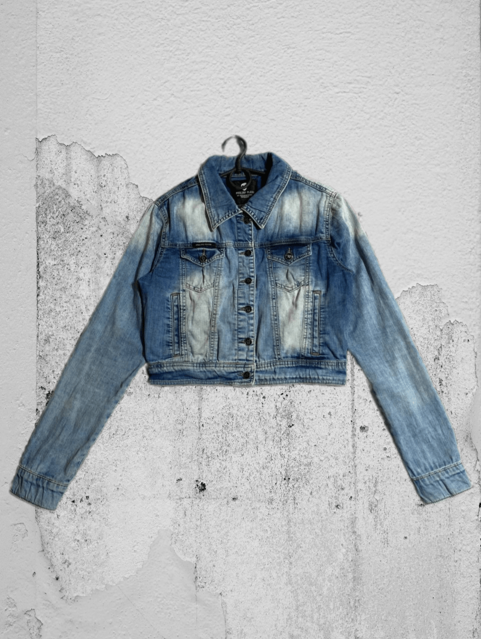 Philipp Plein × Vintage 🔥RARE🔥 PHILIPP PLEIN VINTAGE BASIC DENIM JACKET Size US M / EU 48-50 / 2 - 1 Thumbnail