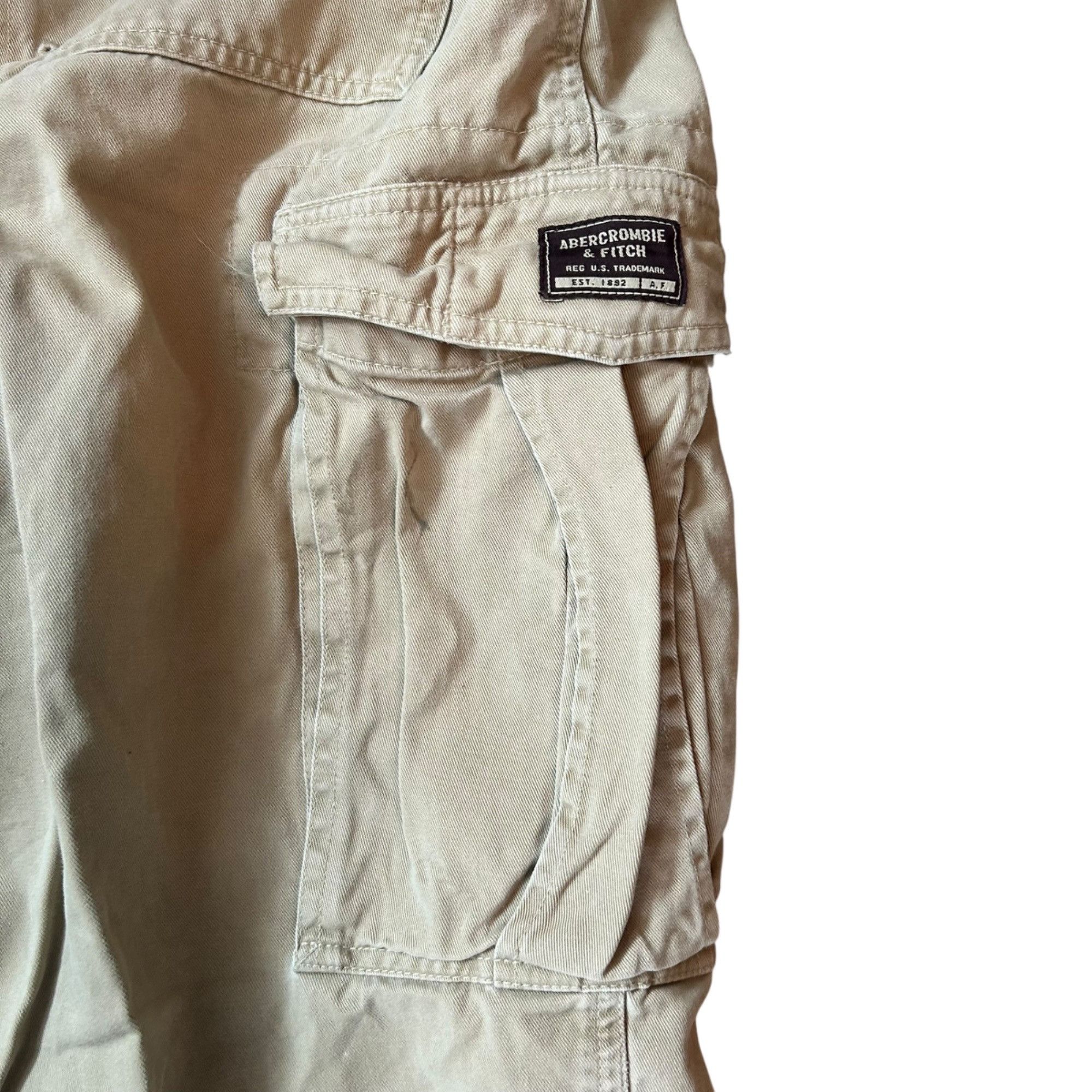Abercrombie & Fitch Vintage Abercrombie And Fitch Utilitarian Y2K Grunge Tan Car Size US 32 / EU 48 - 6 Thumbnail