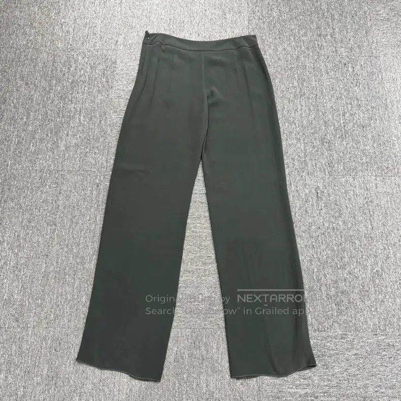 Emporio Armani GIORGIO ARMANI Green Silk Casual Pants. Size US 34 / EU 50 - 2 Thumbnail