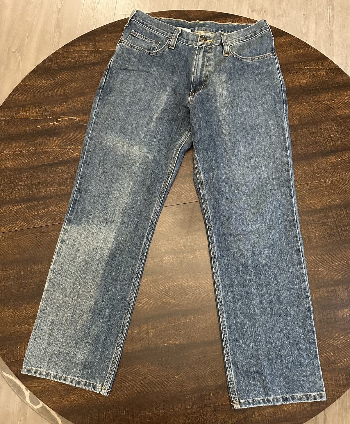 Carhartt Carhartt Relaxed Fit Denim Jeans Mens 33x30-Crazy Fading Size US 33 - 1 Thumbnail