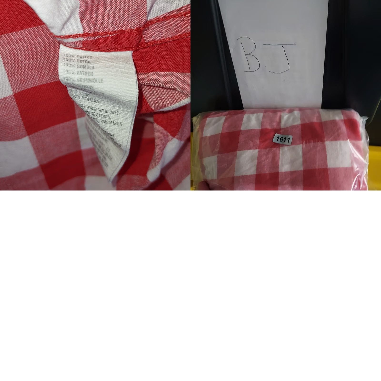 Abercrombie & Fitch Abercrombie & Fitch Womens M Button Up Shirt Red White Gingham Long Sleeve Button Up Shirt Size M / US 6-8 / IT 42-44 - 8 Thumbnail