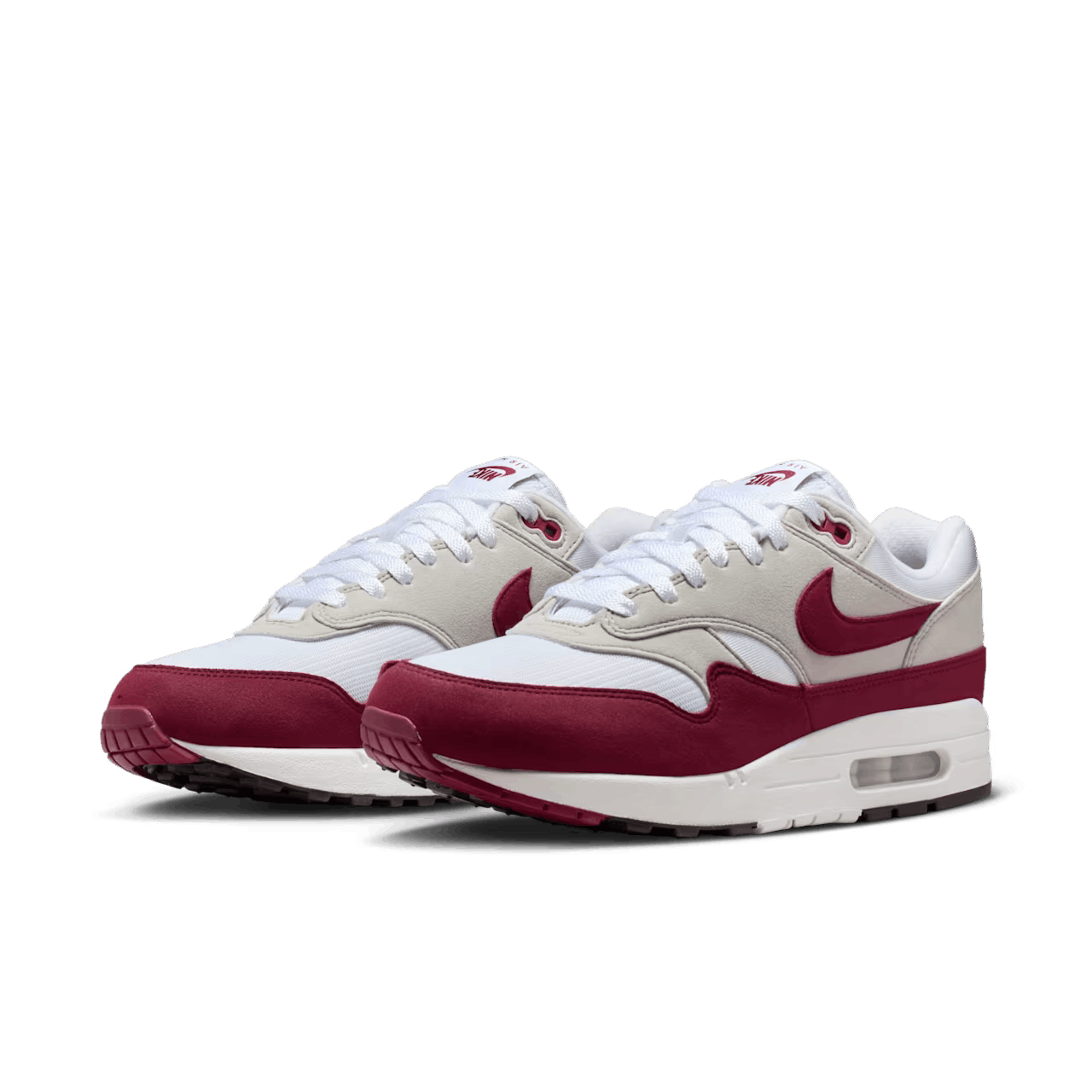 Nike Air Max 1 '87 x Stranger Things Team Maroon and Neutral Grey Size US 6 / EU 39 - 2 Thumbnail