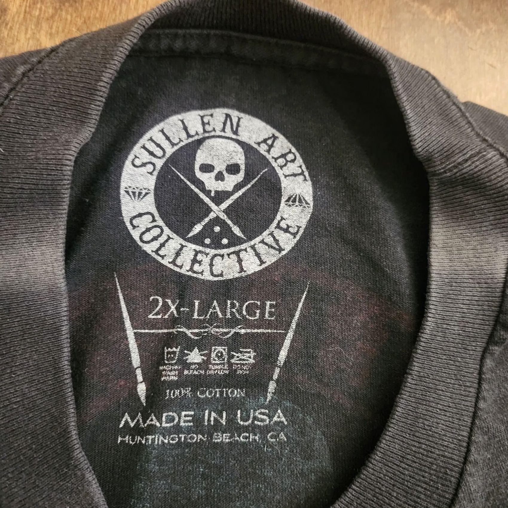 Vintage Sullen Art Collective Graphic Shirt Mens 2XL Black Tattoo Streetwear USA Size US XXL / EU 58 / 5 - 7 Thumbnail