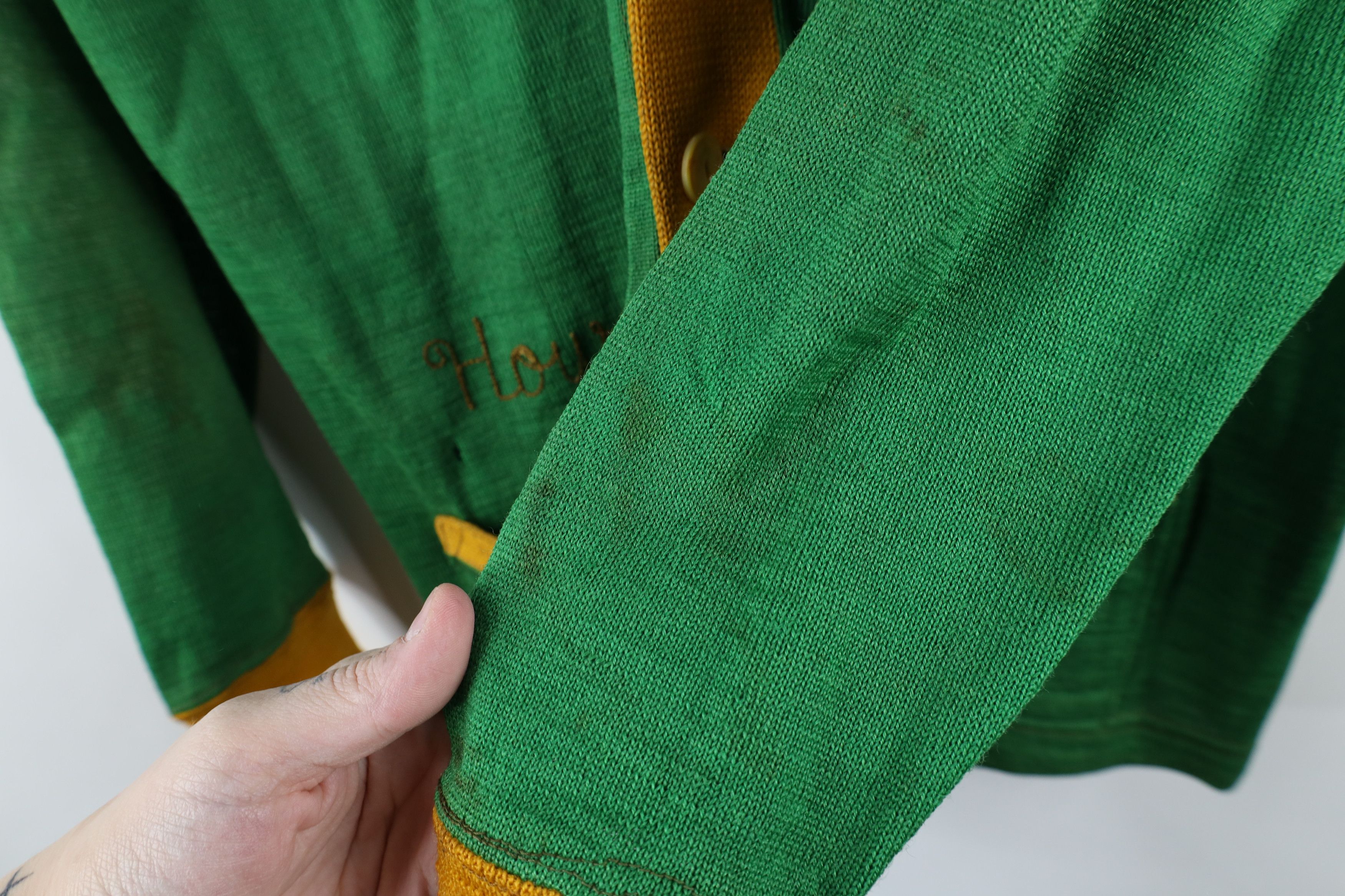 Vintage Vintage 50s Streetwear Stitch Varsity Letterman Sweater Size US M / EU 48-50 / 2 - 7 Thumbnail