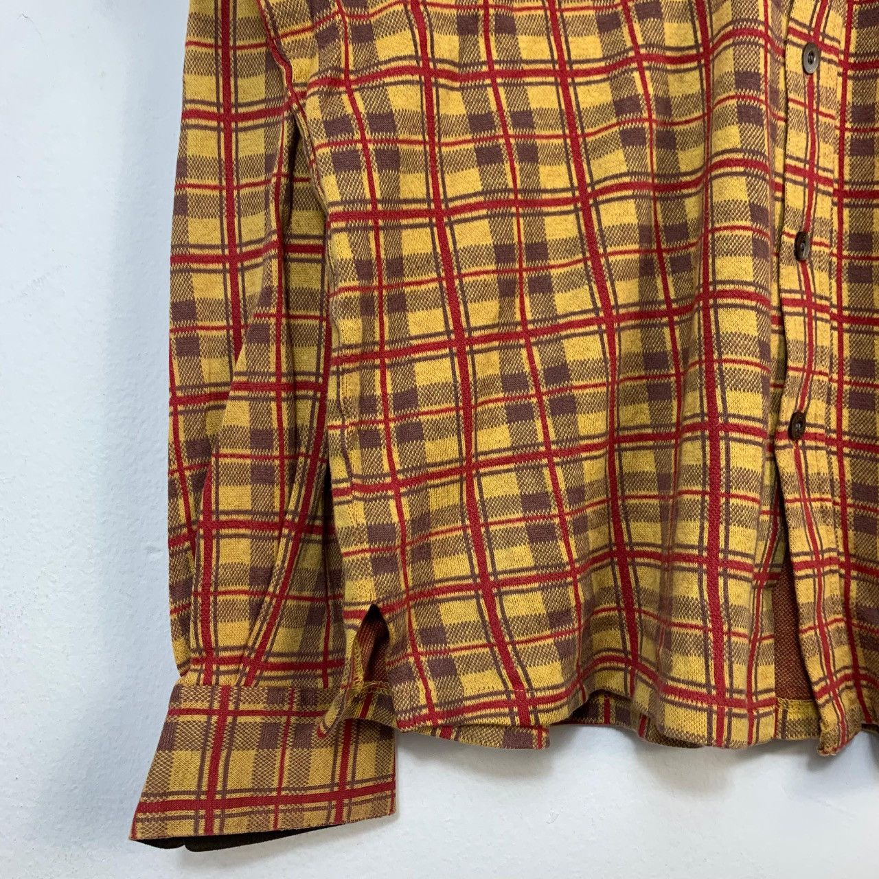 Yves Saint Laurent VTG YSL Yves Saint Laurent Check Flannel Shirt Long Sleeve Size US L / EU 52-54 / 3 - 10 Thumbnail