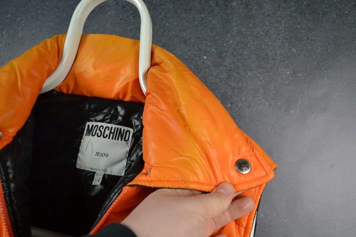 Moschino Moschino orange puffer vest gilet Size US M / EU 48-50 / 2 - 10 Thumbnail