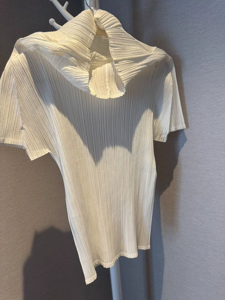 Issey Miyake issey miyake size:4 Flower bud collar short sleeve 2506-Ne Size XXS / US 00 / IT 34 - 1 Thumbnail
