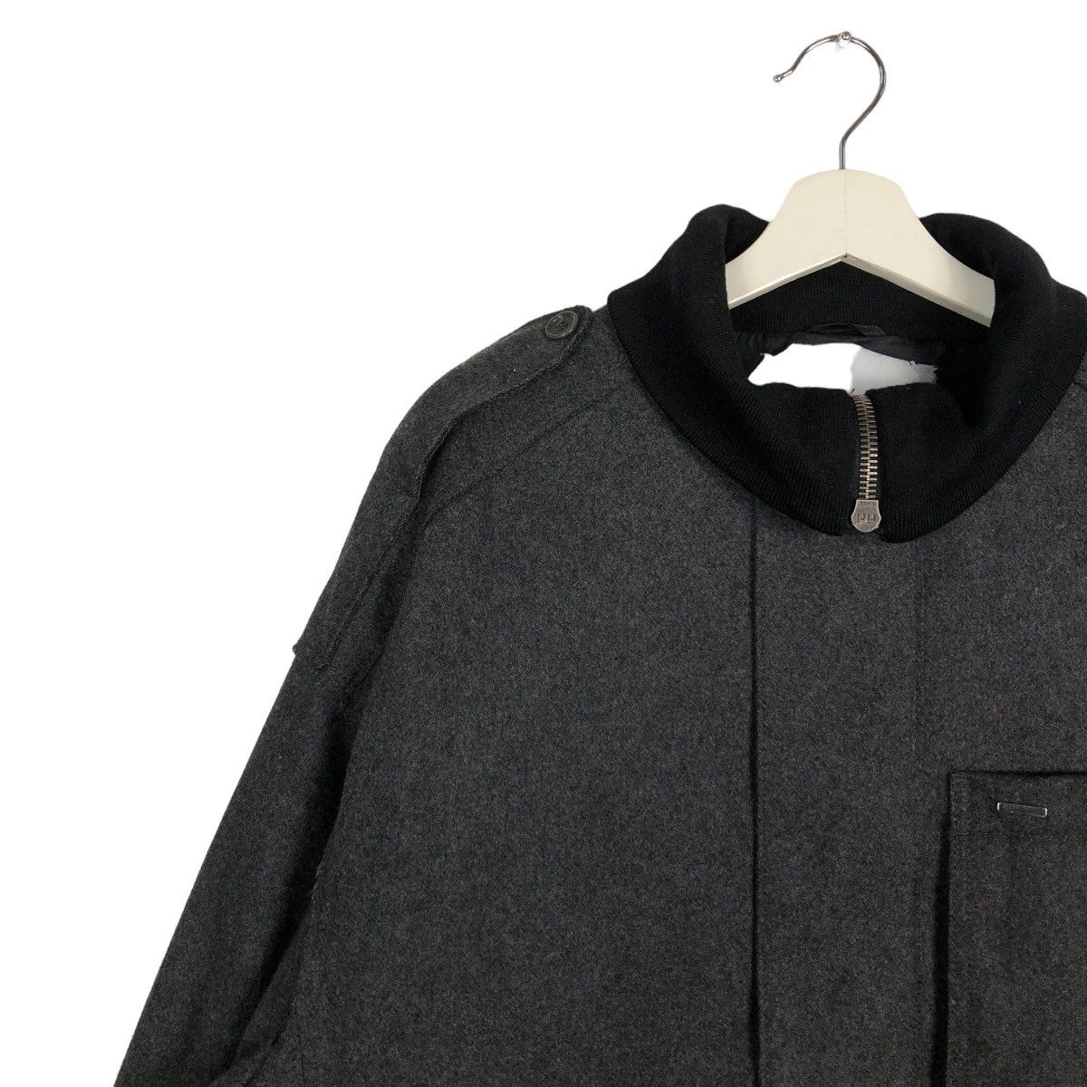 Prada 🔥 PRADA WOOL ANORAK ZIPPER HIGHCOLAR JACKET MADE IN ITALY Size US M / EU 48-50 / 2 - 4 Thumbnail