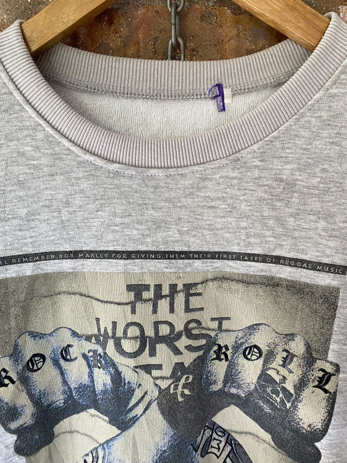 Band Tees Vintage BoB Marley Tattoo skull sweatshirt Size US M / EU 48-50 / 2 - 5 Thumbnail
