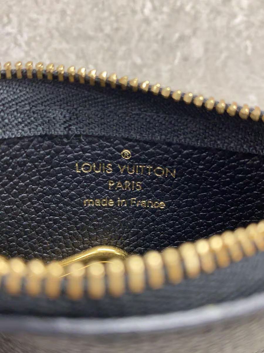 Louis Vuitton Louis Vuitton Monogram Empreinte Pochette Cle Leather Black Size ONE SIZE - 3 Thumbnail