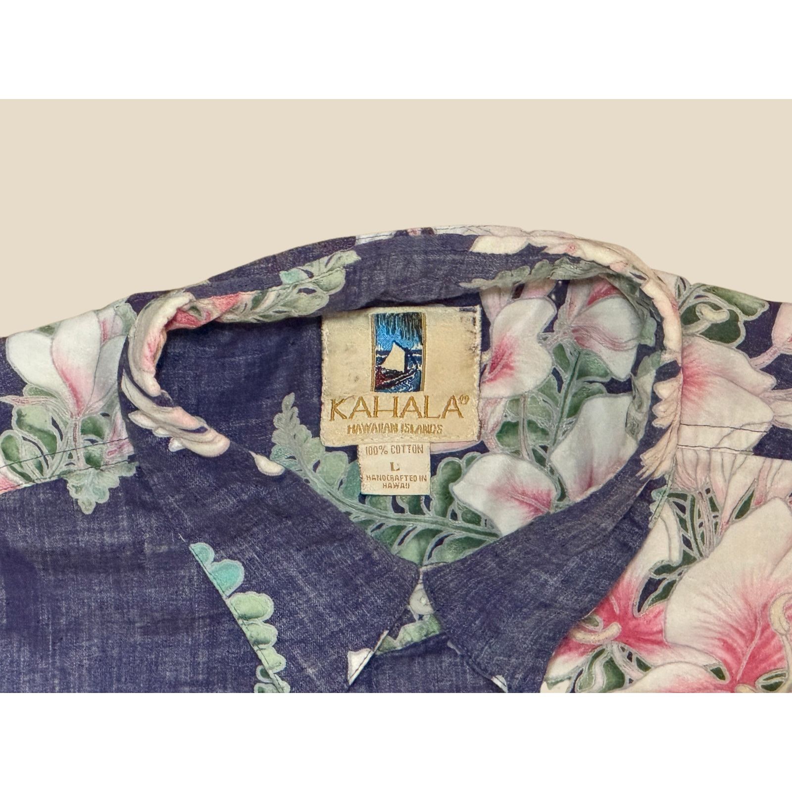 Paradise Found Vintage 1990s Kahala Hawaiian Shirt – Men’s Large Size US XL / EU 56 / 4 - 3 Thumbnail